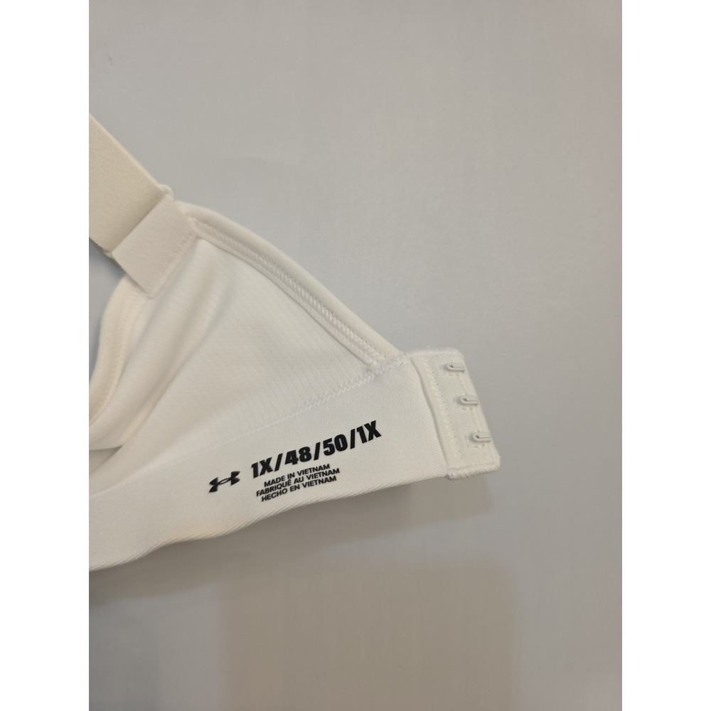 Under Armour Women UA‎ Continuum Mid Support Sports Bra White 1X NWT - Picture 10 of 16
